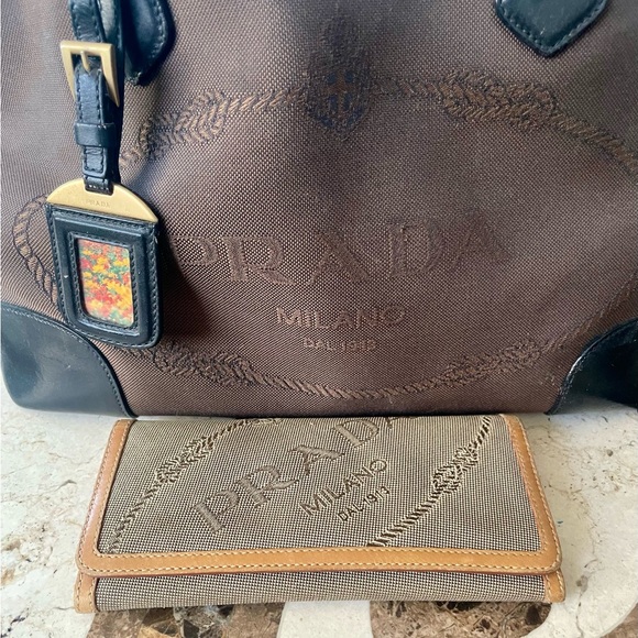 Prada Canapa Canvas Tote. - Picture 16 of 16